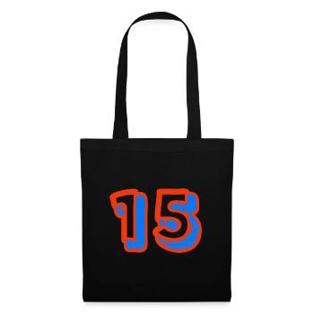 15. 15 YEARS. 15th ANNIVERSARY. 15 YEAR ANNIVERSARY. - Tote Bag - black - Front