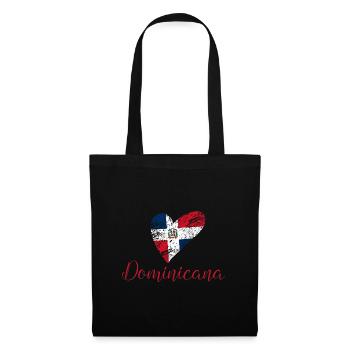 Dominican Republic Flag - Tote Bag - black - Front