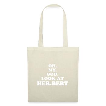Oh mon Dieu, regarde Herbert Design - Sac en tissu - nature - Devant