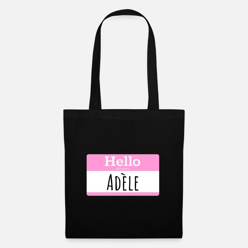 HELLO MY NAME IS - Tote Bag - black