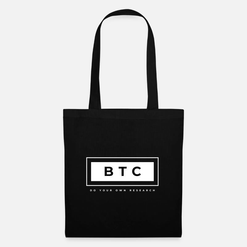 BTC DYOR - Sac en tissu - noir