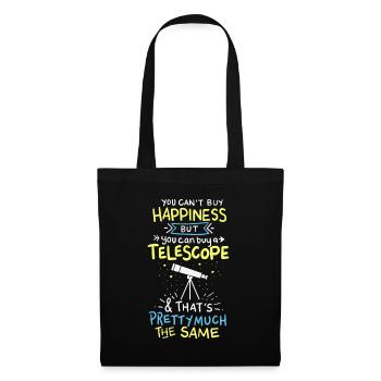 Astronomie - Stoffbeutel - Schwarz - Vorne