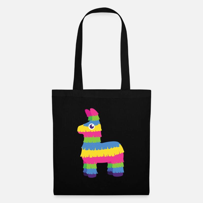 Pinata - Figur - Fiesta - Stoffbeutel - Schwarz