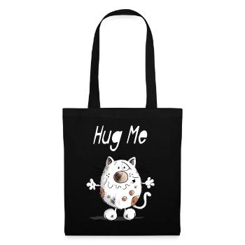 Hug Me Chat - Sac en tissu - noir - Devant