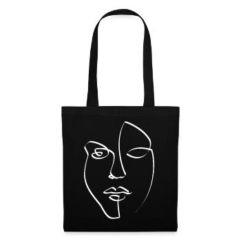 Face - Tote Bag - black - Front