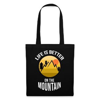 Hike Hiking Hikers Statement via ferrata - Tote Bag - black - Front