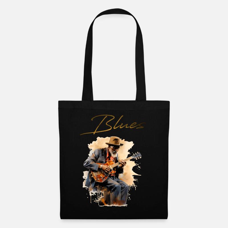 Blues 2 - Tote Bag - black
