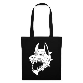 White Hellhound - Tote Bag - black - Front