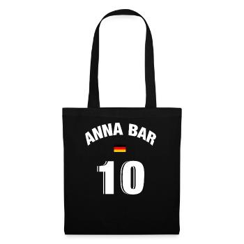 Ann Bar Team Allemagne - Sac en tissu - noir - Devant