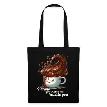 Coffee Mug Funny Gift - Tote Bag - black - Front