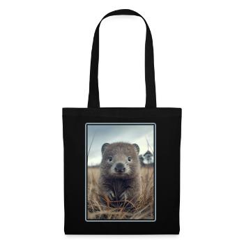 Wombats Wombat - Stoffbeutel - Schwarz - Vorne