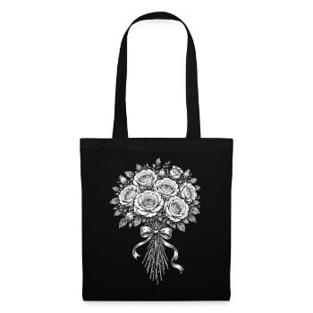 Bouquet of roses - Tote Bag - black - Front
