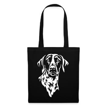German Shorthair Head "Black Edition" - Tote Bag - black - Front