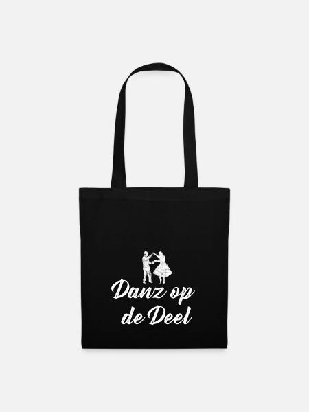 Danz op de Deel | Plattdeutsch | Tanzen | Tanz - Stoffbeutel - Schwarz