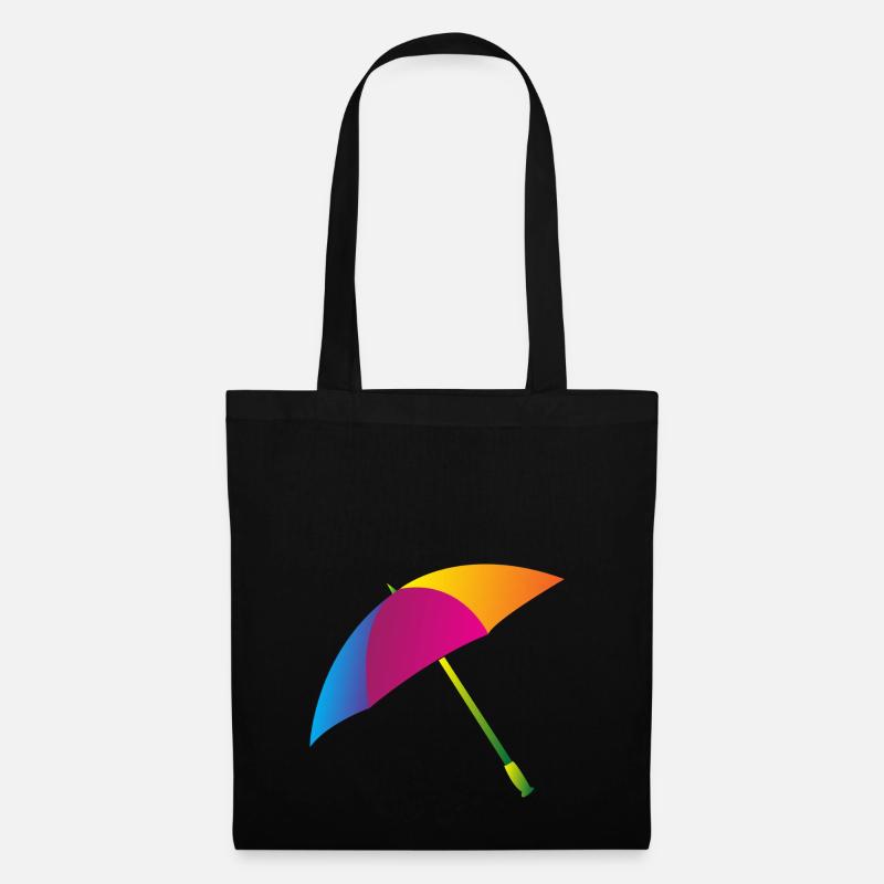 Rainbow Umbrella - Tote Bag - black