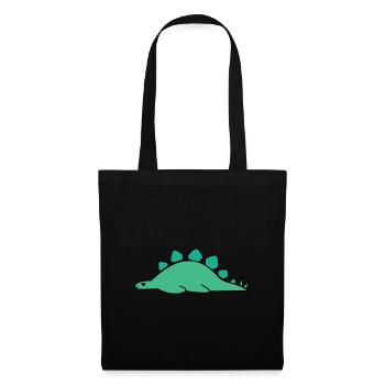 Dino sleeping - Tote Bag - black - Front
