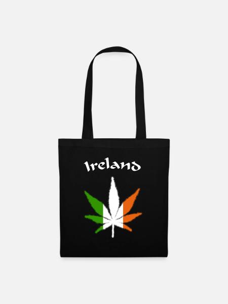 Ireland - Stoffbeutel - Schwarz