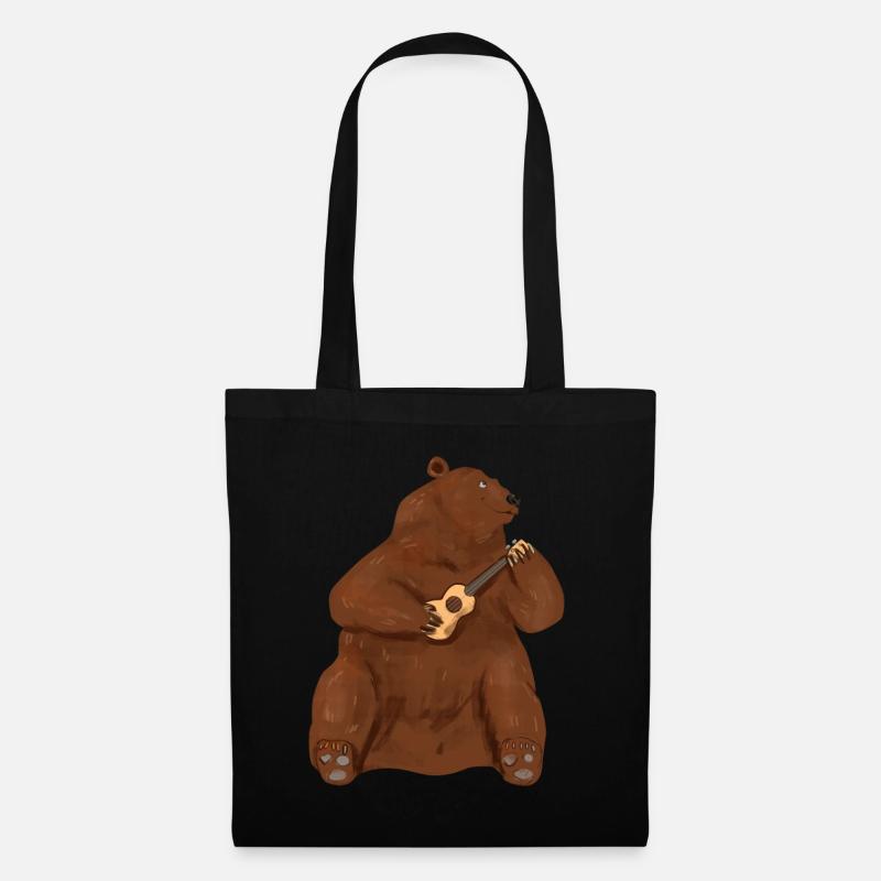 Ukulele - Tote Bag - black