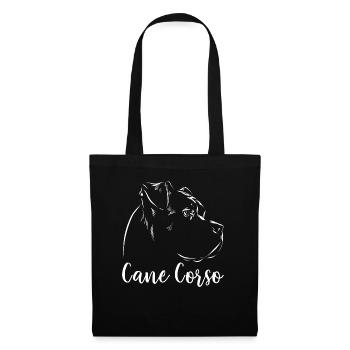 Cane Corso - Hunde Fan - Stoffbeutel - Schwarz - Vorne
