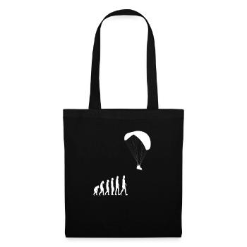 Paragliding Paragliding Paragliding Retro - Tote Bag - black - Front