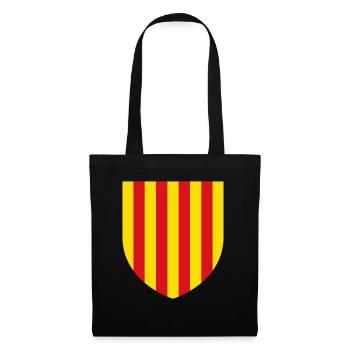Blason Provence - Sac en tissu - noir - Devant