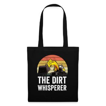 Excavator Construction Worker - Tote Bag - black - Front