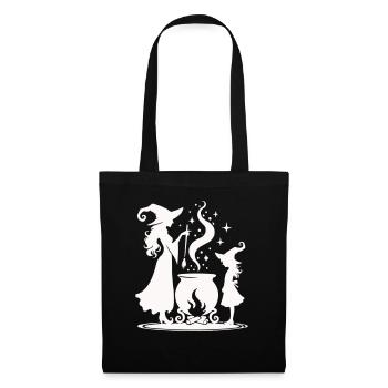 Chaudron de sorcière - Sac en tissu - noir - Devant