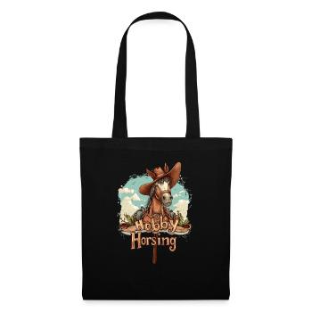 Hobbyhorsing Hobby Horsing Écurie à chevaux - Sac en tissu - noir - Devant