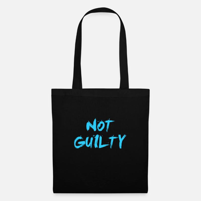 NON COUPABLE LUMIÈRE BLEU COOL - Sac en tissu - noir