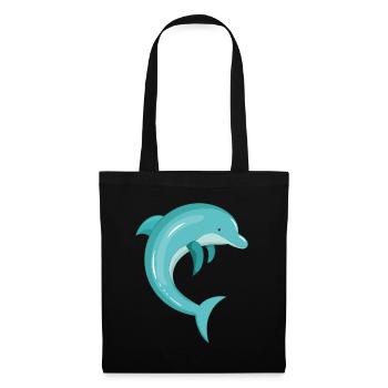 Delfin - Sac en tissu - noir - Devant