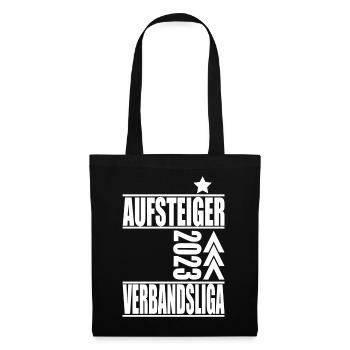 Aufsteiger Verbandsliga 2023 Aufstiegstrikot - Stoffbeutel - Schwarz - Vorne