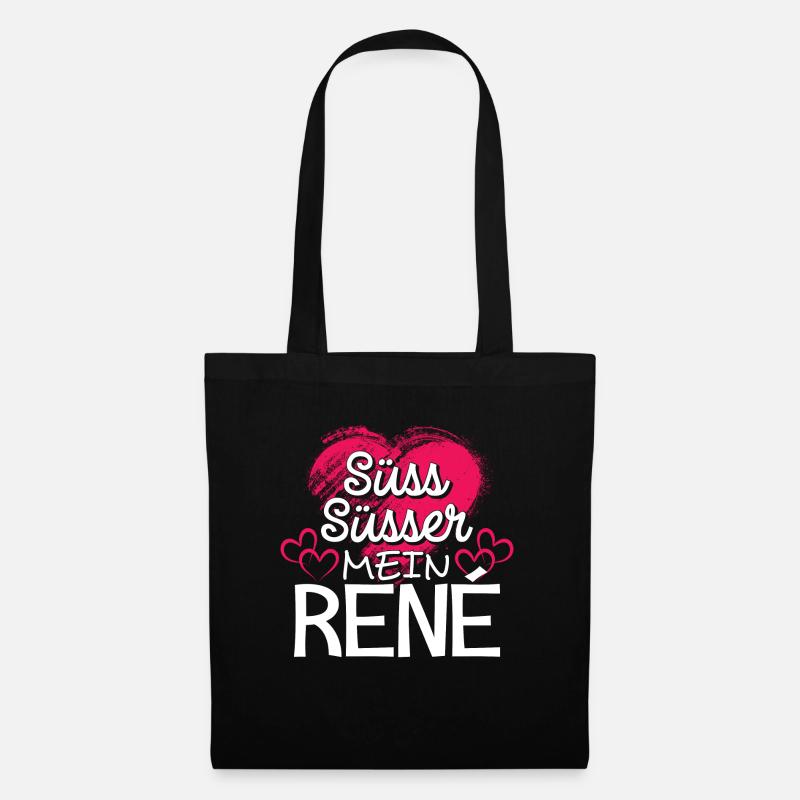 RENÉ - süss - Stoffbeutel - Schwarz