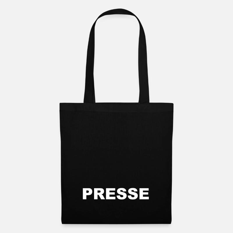 Presse - Stoffbeutel - Schwarz