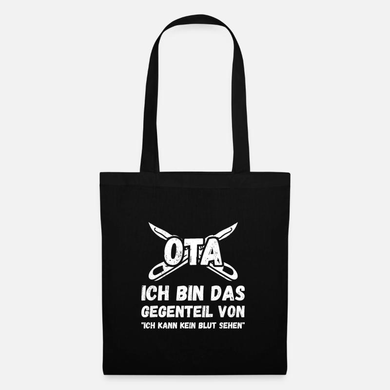 OTA Operationstechnischer Assistent - Stoffbeutel - Schwarz