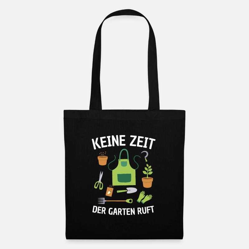 Gärtnerin Gärtner Hobbygärtner Geschenk - Stoffbeutel - Schwarz