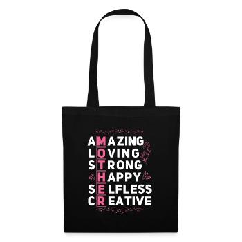 Mother's Day Gift Idea Mom Mothers - Tote Bag - black - Front