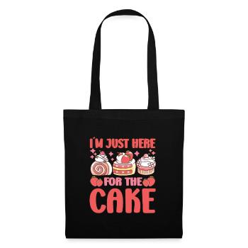 Cake Baker Just Here For Cake Cupcake - Tote Bag - black - Front
