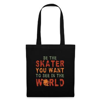Skateboarding Skateboard Design For Skateboarder - Stoffbeutel - Schwarz - Vorne