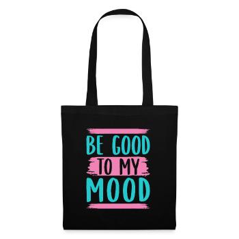 Yoga Be Good To My Mood Yoga Drôle - Sac en tissu - noir - Devant