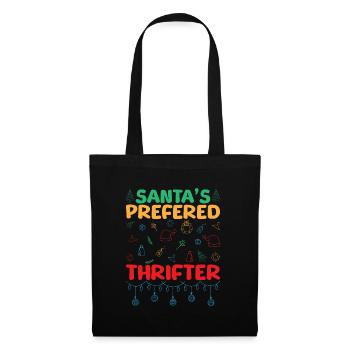 Thrift Shopper Santa ́s Prefered Thrifter Thrift - Tote Bag - black - Front