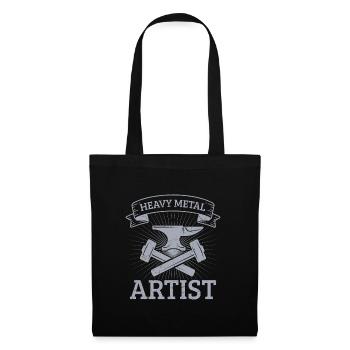 Idée cadeau de forgeage d’artiste de heavy metal - Sac en tissu - noir - Devant