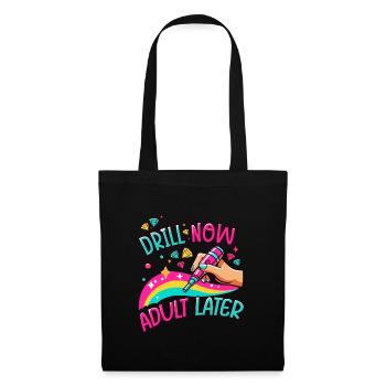 Peinture au diamant Artiste Drill Now Adult Later - Sac en tissu - noir - Devant