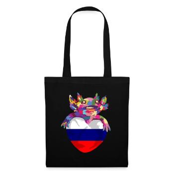 Russia Flag Vintage Russian Flag Used Look - Tote Bag - black - Front