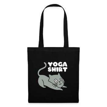 Yoga Cat Sport Fitness - Sac en tissu - noir - Devant