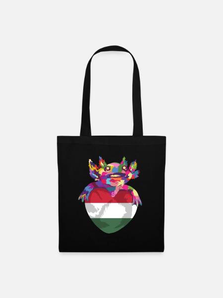 Hongrie Drapeau Hongrois Drapeau Balaton Hongrie - Sac en tissu - noir