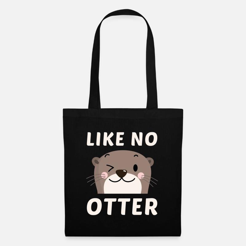 Wie Kein Otter - Stoffbeutel - Schwarz