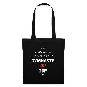 Le Véritable Gymnaste au top - Sac en tissu - noir - Devant