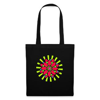 psyflower - Stoffbeutel - Schwarz - Vorne