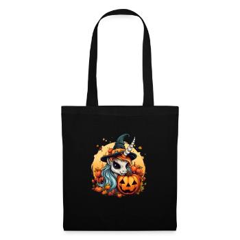 Halloween Costume Pumpkin Skeleton Horror Ghost - Tote Bag - black - Front