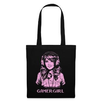Gamer Girl - pink - Tote Bag - black - Front